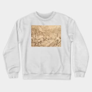 Spring by Pieter Bruegel the Elder Crewneck Sweatshirt